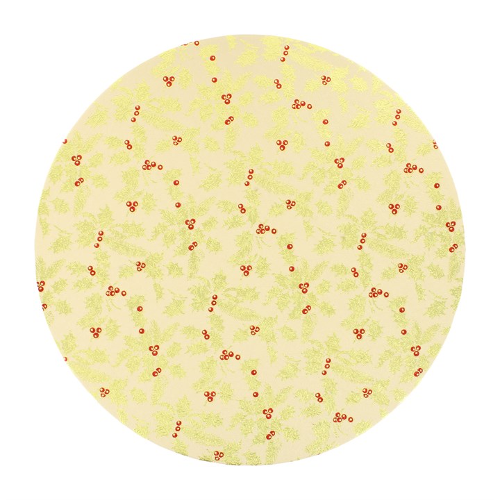 10" Double Thick Round Red Berry Cake Card 5PK