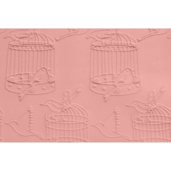 FMM Embossed Rolling Pin - Birdcage
