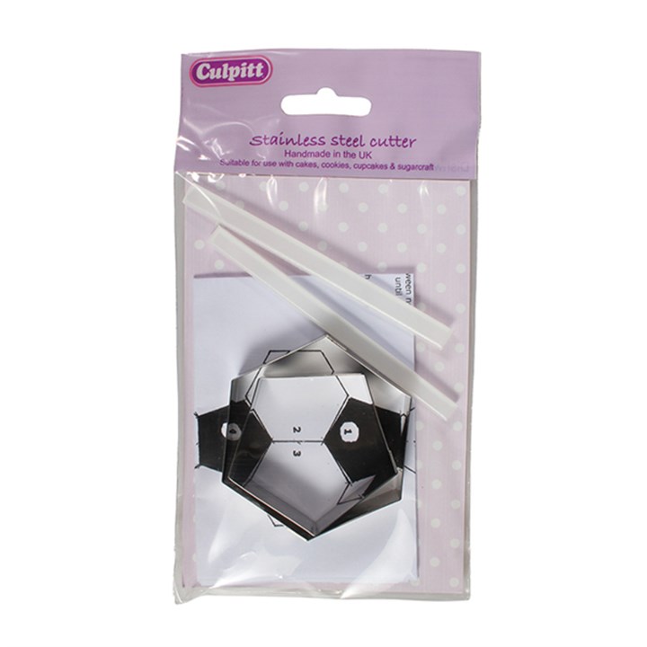 Culpitt Football Cutters - Hexagon and Pentagon - Set of 2