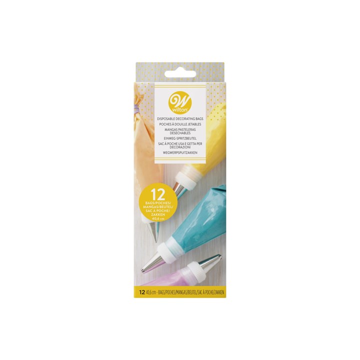 Wilton Disposable Piping Bags - 406mm - 12 pack