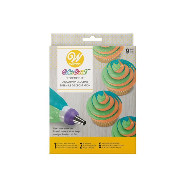Wilton Tri-Colour Icing Set - 9 piece