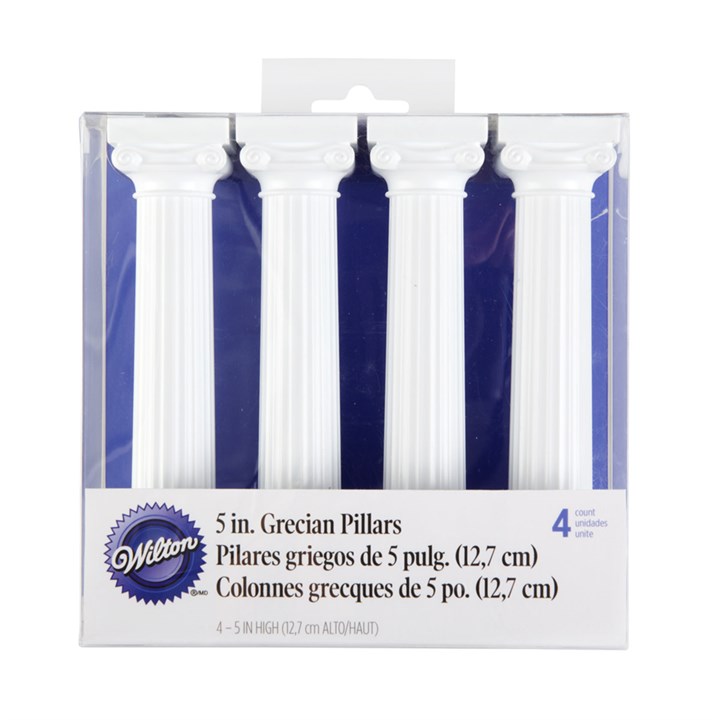Wilton Grecian Pillars 5" - 4 Set