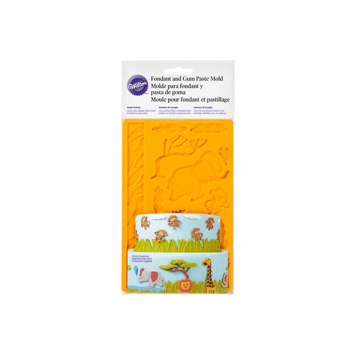 Wilton Jungle Animals Fondant Mould