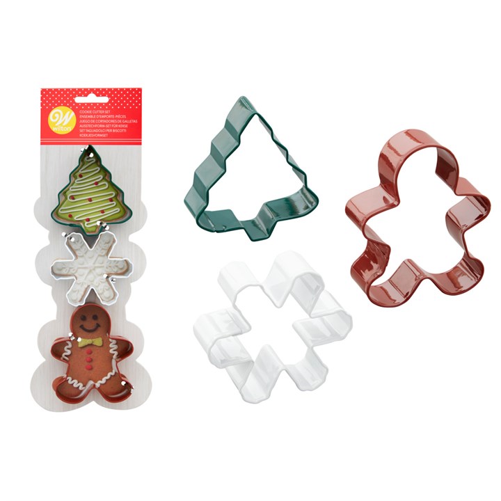 Wilton Christmas Cookie Cutter - 3 Set