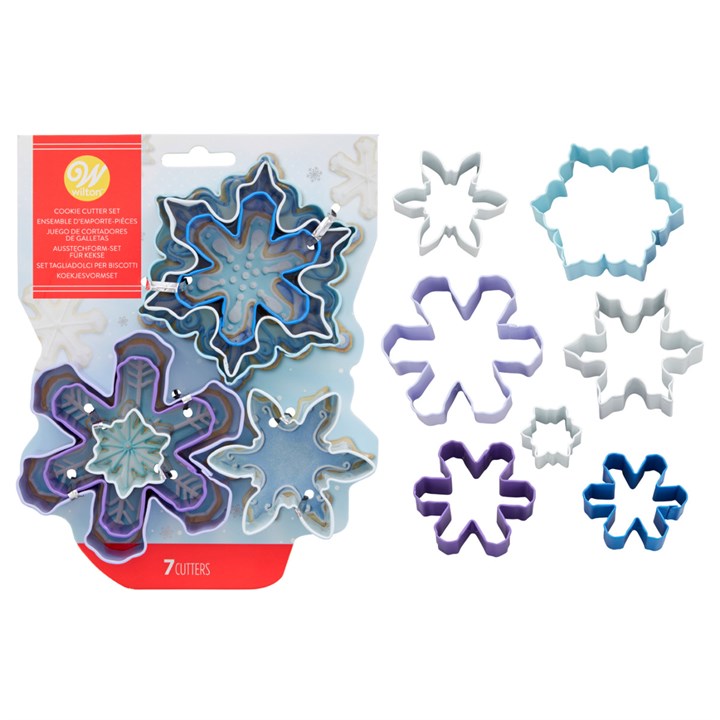 Cutter Wilton Cookie -Snowflake -7 PCE