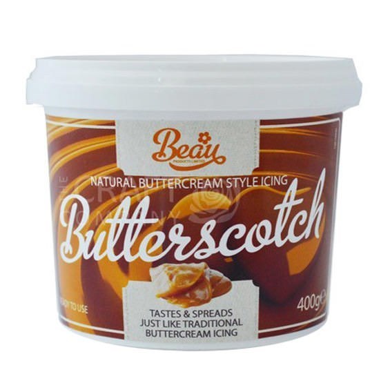 Ready Made Buttercream Style Icing by Beau Products - Butterscotch  - SALE