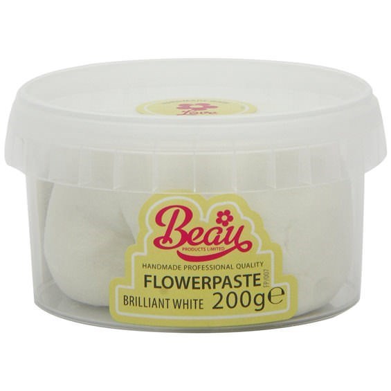 Brilliant White Flower Paste by Beau Products - 200g