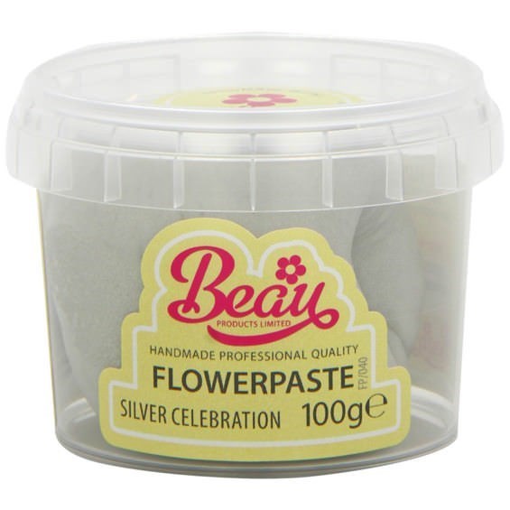 Silver Celebration Flower Paste by Beau Products - 100g