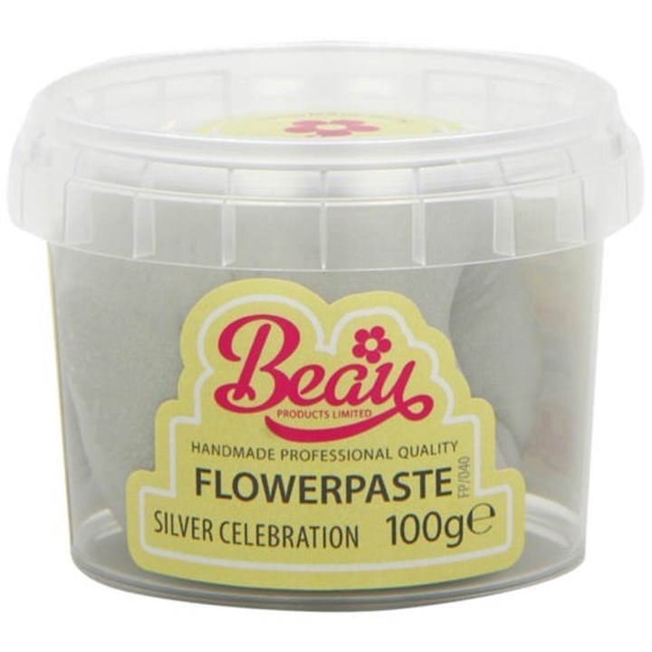 Silver Celebration Flower Paste by Beau Products - 100g