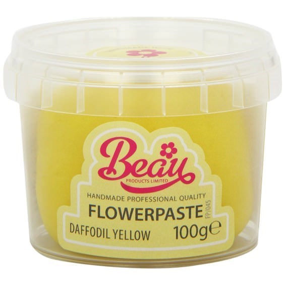 Daffodil Yellow Flower Paste by Beau Products - 100g