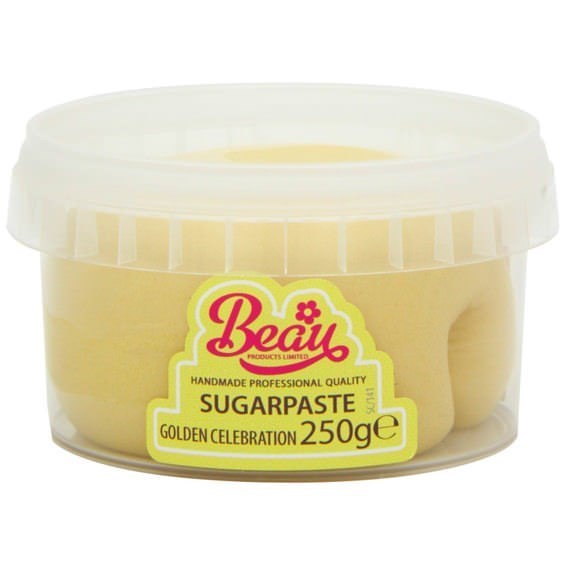 Golden Celebration Sugarpaste by Beau Products - 250g