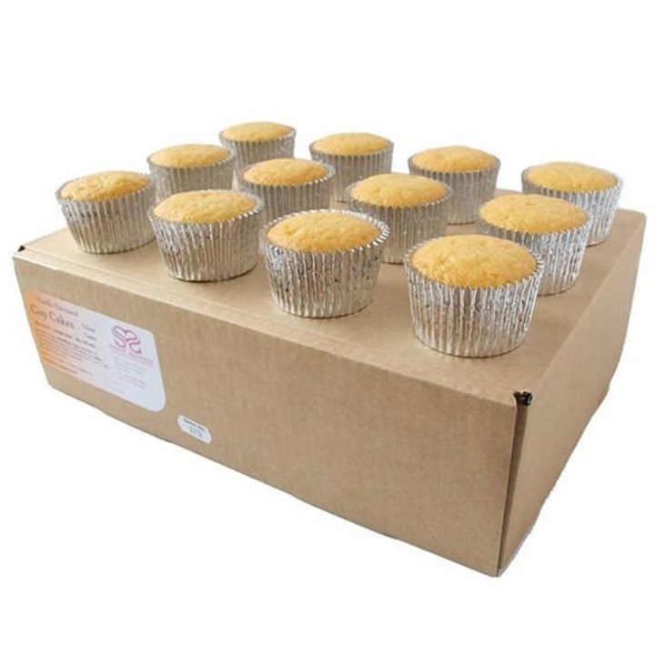 Large Vanilla Cupcakes - Box of 24