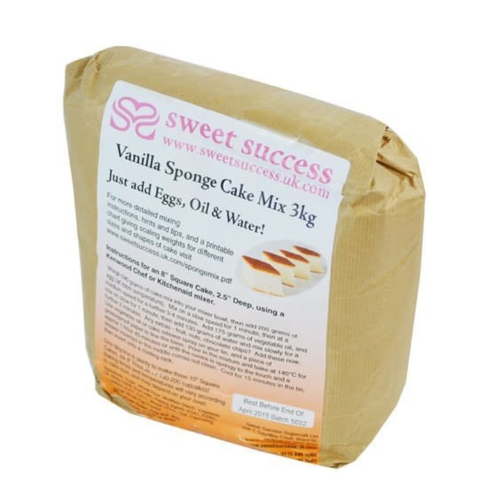 Vanilla Sponge Cake Mix - 3kg