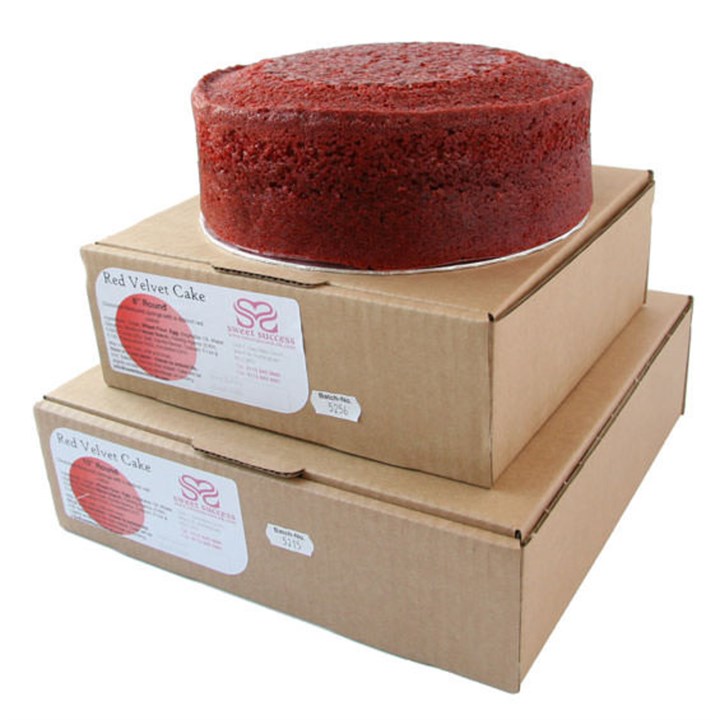 Red Velvet Sponge Cake – Round – 6”