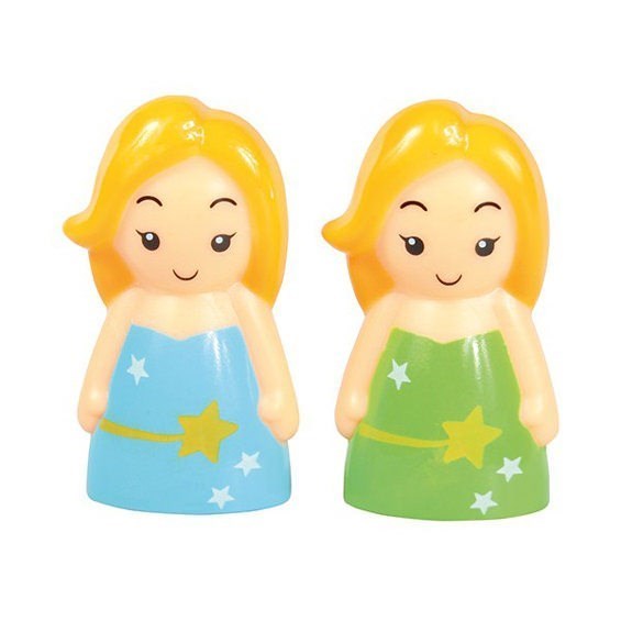 Plastic Fairy Cake Toppers - Pack of 2