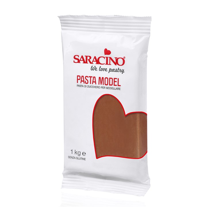 Saracino Brown Modelling Paste - 6 x 1kg