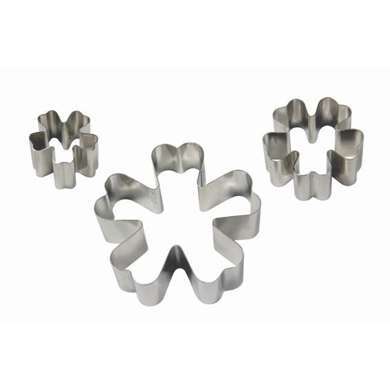 PME Primrose Stainless Steel Cutters - Set of 3
