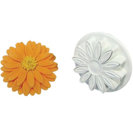 PME Sunflower/Daisy/Gerbera Veined Plunger Cutter - Medium