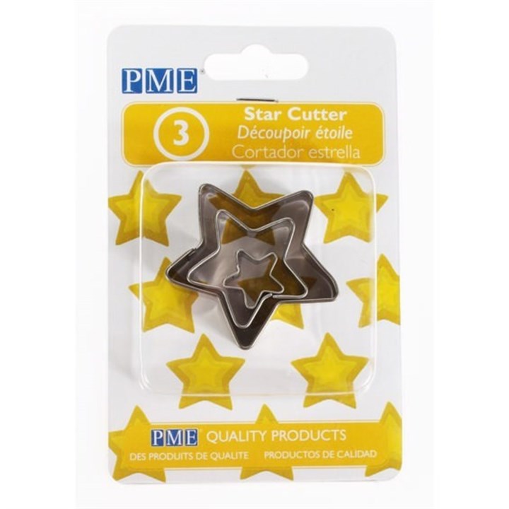 PME Star Cutters - Set of 3