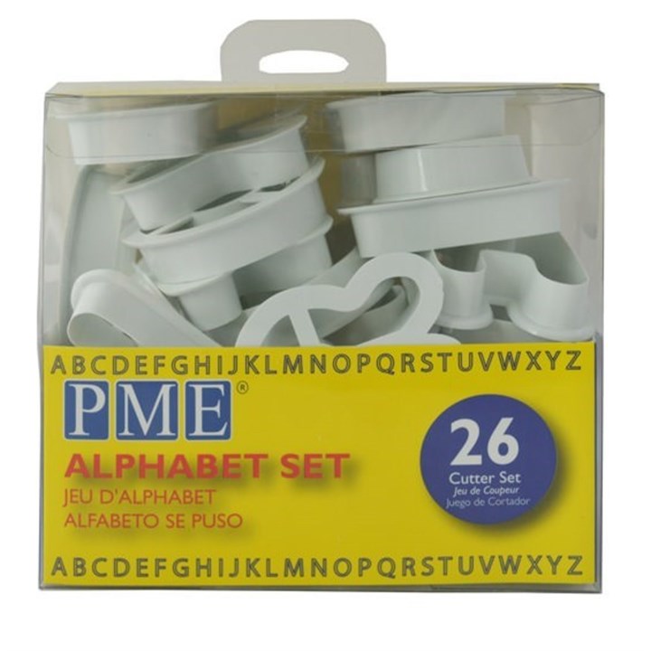 PME Alphabet Cookie Cutter Set - 26 Piece