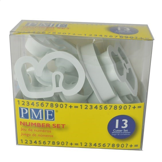 PME Number Cookie Cutter Set - 13 Piece