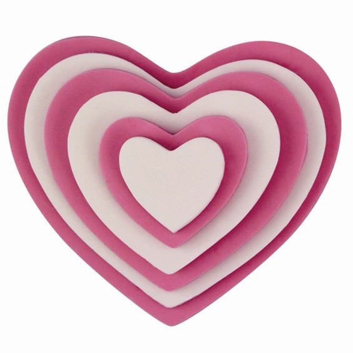 PME Heart Cutters - Set of 6