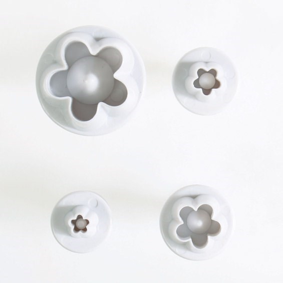 Cake Star Blossom Plunger Cutters - Set of 4