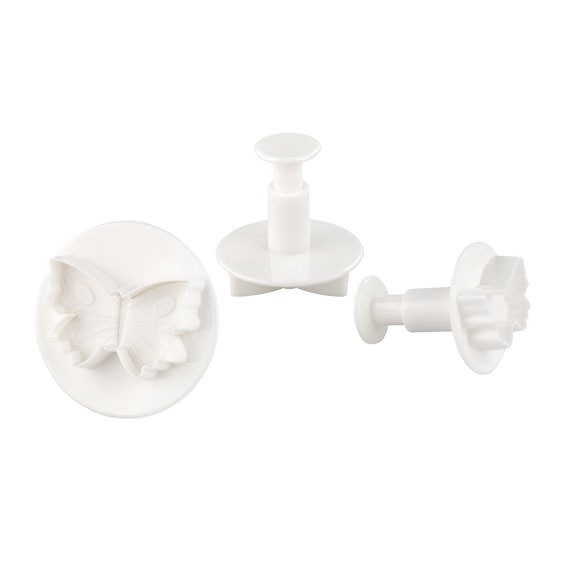 Cake Star Butterfly Plunger Cutter - Set of 3