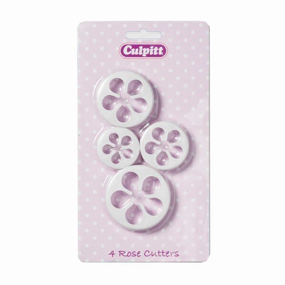 Culpitt Rose Cutters - Set of 4