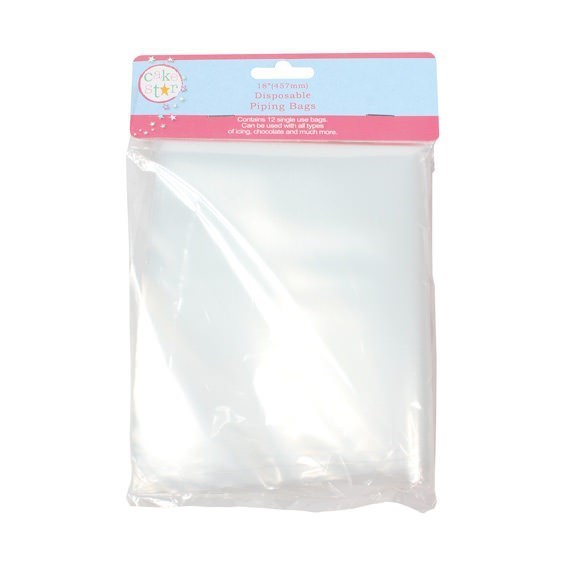 Cake Star Disposable 18" Piping Bags - Pack of 12