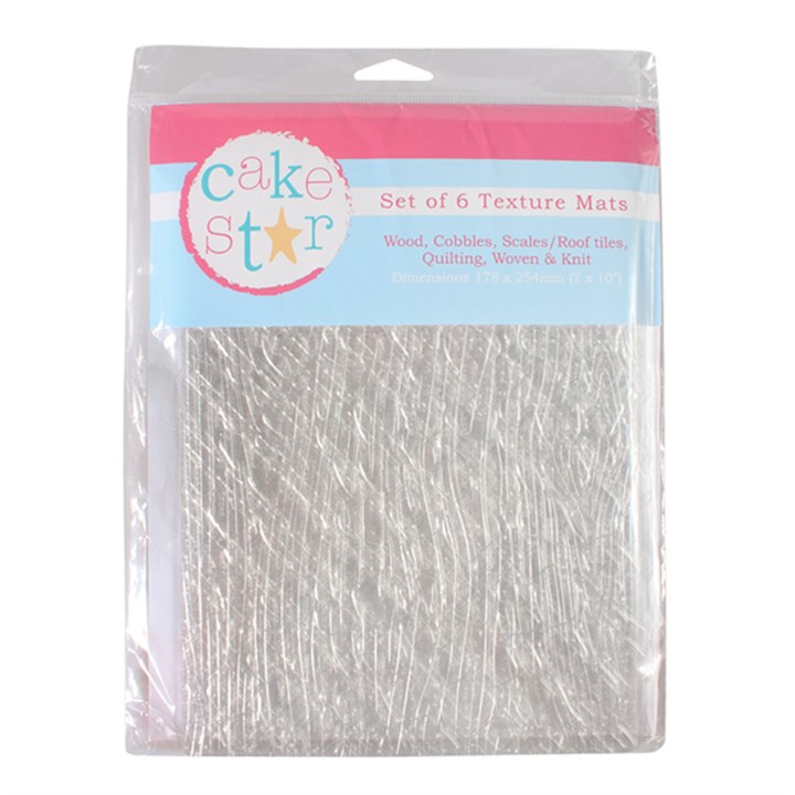 Cake Star Texture Mat - Set of 6