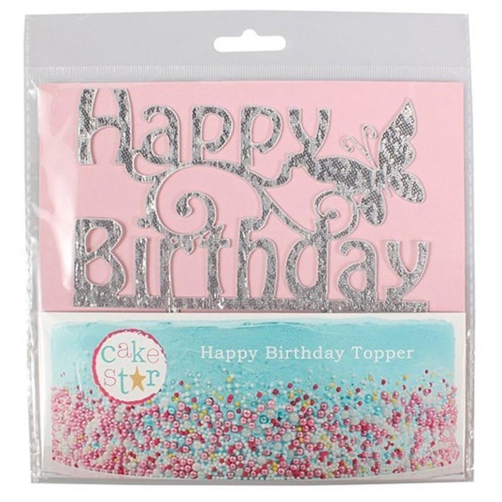 Cake Star Happy Birthday Cake Topper