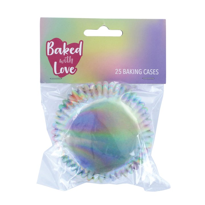 Baked with Love Iridescent Baking Cases - 25 pack