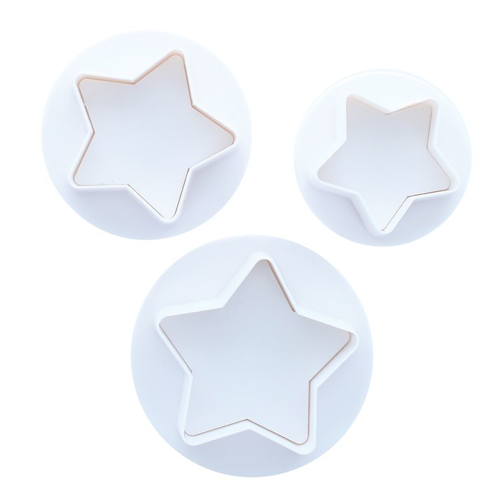 Cake Star Large Star cutters - Set of 3