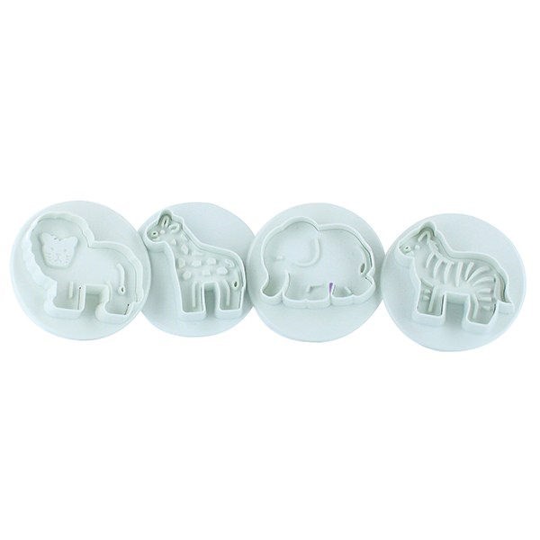 Cake Star Plunger Cutters - Jungle Animals | Craft Company