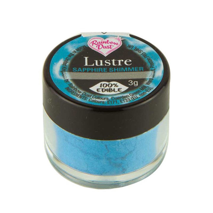 Rainbow Dust Edible Silk - Shimmer Sapphire