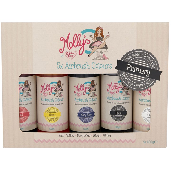 Molly's Airbrush Colours Multipack - Primary