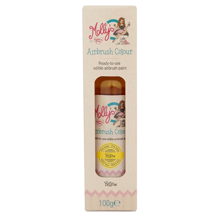 Molly's Airbrush Colour - Yellow (100ml) - Sale