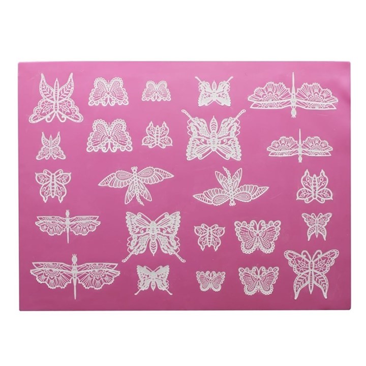 Cake Lace Mat - Butterfly