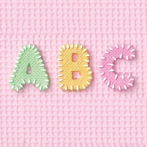 Katy Sue Stitched Alphabet Sugarcraft Mould