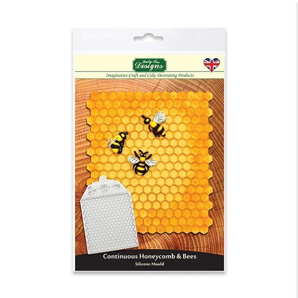 Katy Sue Continuous Honeycomb & Bees Sugarcraft Mould