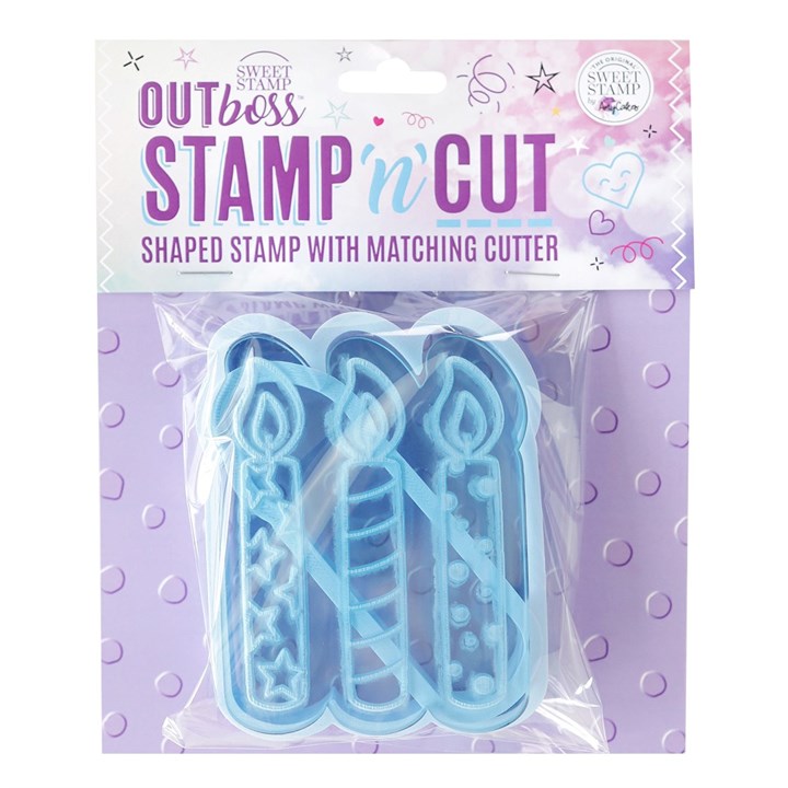 Sweet Stamp Birthday Candles OUTboss Stamp n Cut Set