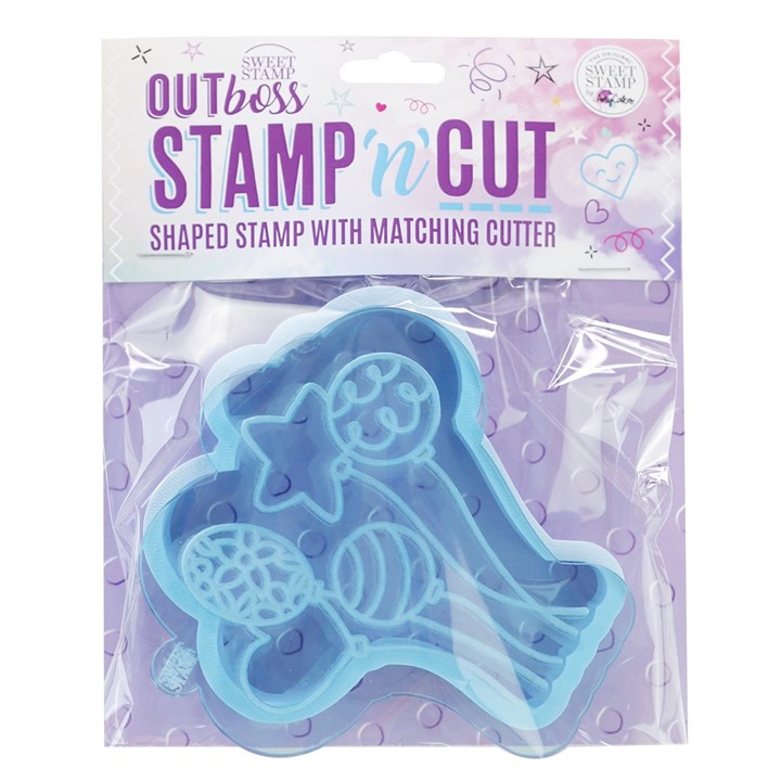 Sweet Stamp Balloons OUTboss Stamp n Cut Set