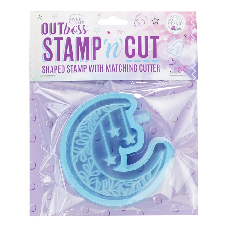 Sweet Stamp Crescent Moon OUTboss Stamp n Cut Set