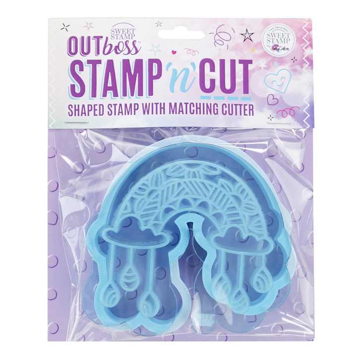 Sweet Stamp Rainbow Drop OUTboss Stamp n Cut Set