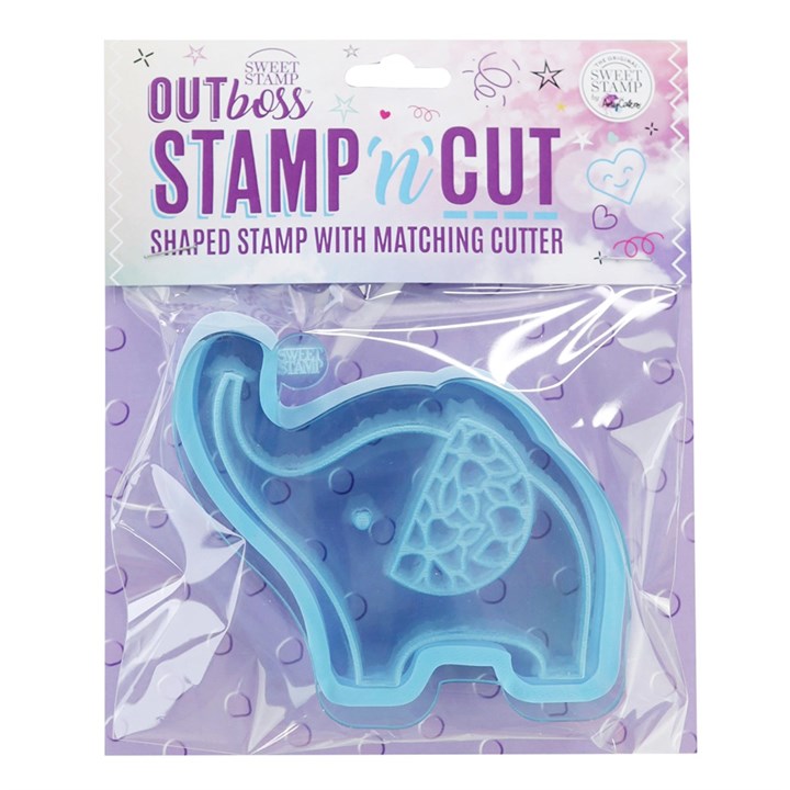 Sweet Stamp Baby Elephant OUTboss Stamp n Cut Set
