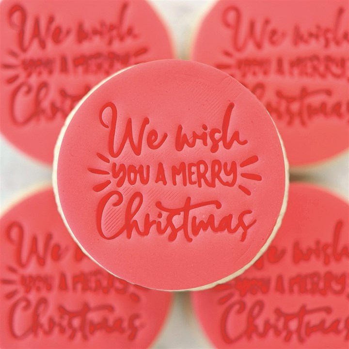 Sweet Stamp We Wish You A Merry Christmas Embosser