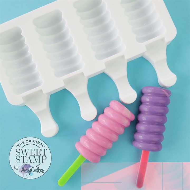 Sweet Stamp Twist Cake Popsicle Mould - Mini