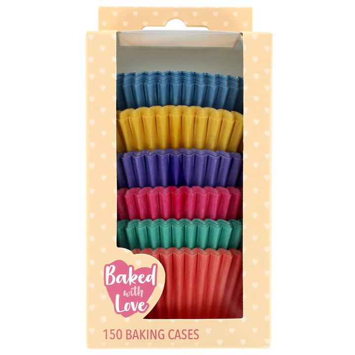 Baked with Love Brights Baking Cases - Pack of 150