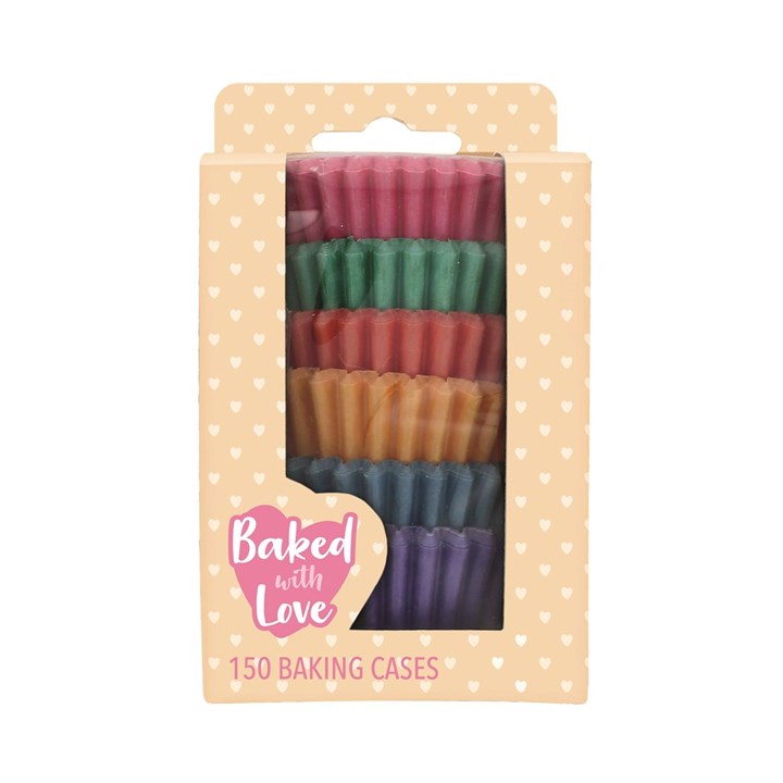 Baked with Love Brights Mini Baking Cases - Pack of 150